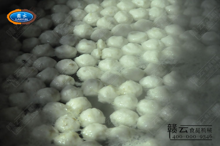 熟化后的魚丸
